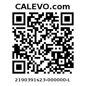Calevo.com Preisschild 2190391s23-000000-L
