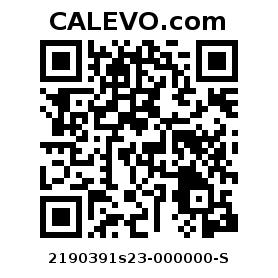 Calevo.com pricetag 2190391s23-000000-S