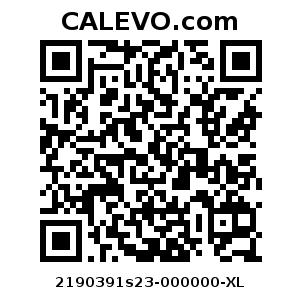 Calevo.com pricetag 2190391s23-000000-XL