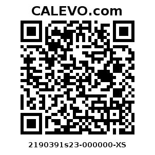 Calevo.com pricetag 2190391s23-000000-XS