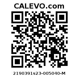 Calevo.com pricetag 2190391s23-005040-M