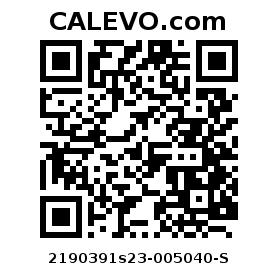 Calevo.com Preisschild 2190391s23-005040-S