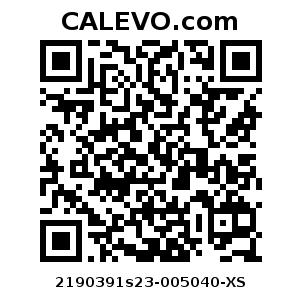 Calevo.com Preisschild 2190391s23-005040-XS