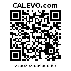Calevo.com pricetag 2200202-009000-60
