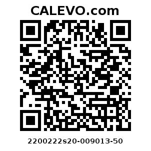 Calevo.com pricetag 2200222s20-009013-50