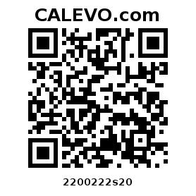 Calevo.com Preisschild 2200222s20