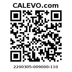 Calevo.com pricetag 2200305-009000-110