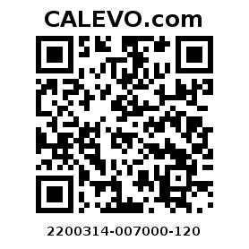Calevo.com Preisschild 2200314-007000-120