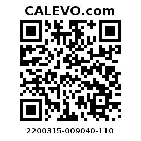 Calevo.com Preisschild 2200315-009040-110