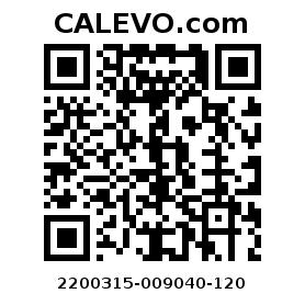 Calevo.com Preisschild 2200315-009040-120
