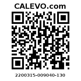 Calevo.com pricetag 2200315-009040-130