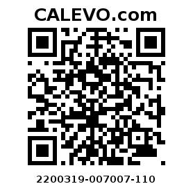 Calevo.com pricetag 2200319-007007-110