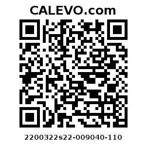 Calevo.com Preisschild 2200322s22-009040-110