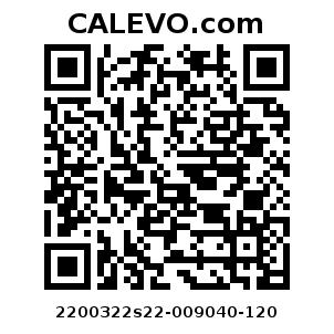 Calevo.com Preisschild 2200322s22-009040-120