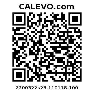 Calevo.com Preisschild 2200322s23-110118-100