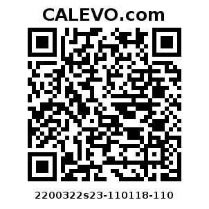 Calevo.com Preisschild 2200322s23-110118-110