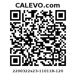 Calevo.com Preisschild 2200322s23-110118-120