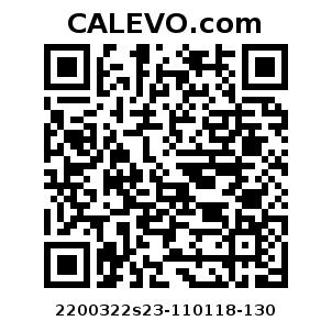 Calevo.com Preisschild 2200322s23-110118-130