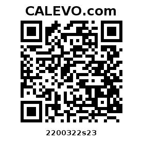 Calevo.com Preisschild 2200322s23