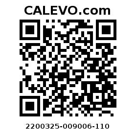Calevo.com pricetag 2200325-009006-110