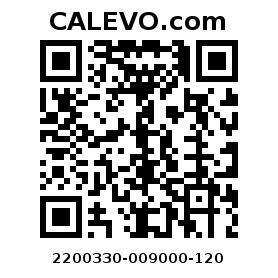 Calevo.com pricetag 2200330-009000-120