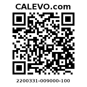 Calevo.com pricetag 2200331-009000-100