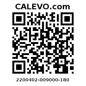 Calevo.com Preisschild 2200402-009000-180