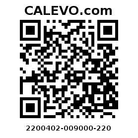 Calevo.com Preisschild 2200402-009000-220