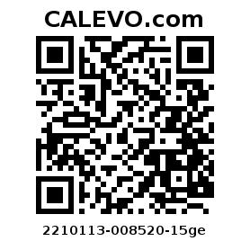 Calevo.com pricetag 2210113-008520-15ge