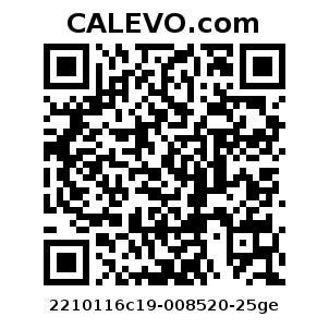 Calevo.com Preisschild 2210116c19-008520-25ge