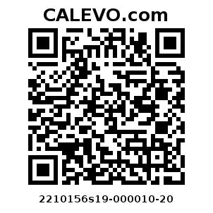 Calevo.com Preisschild 2210156s19-000010-20