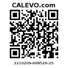 Calevo.com pricetag 2210209-008520-25