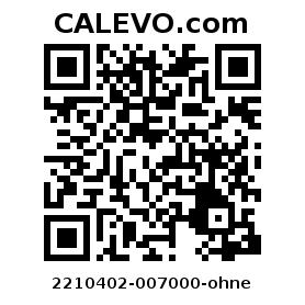 Calevo.com Preisschild 2210402-007000-ohne