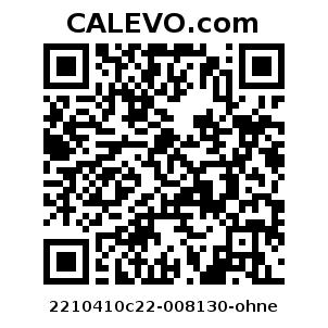 Calevo.com pricetag 2210410c22-008130-ohne