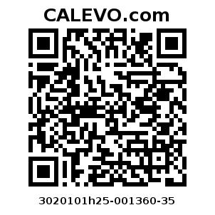 Calevo.com Preisschild 3020101h25-001360-35