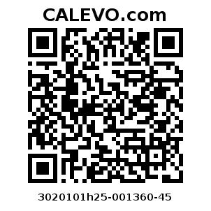 Calevo.com Preisschild 3020101h25-001360-45