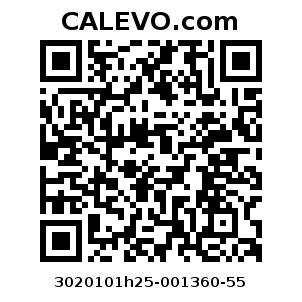 Calevo.com Preisschild 3020101h25-001360-55