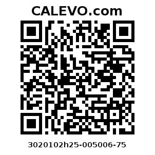 Calevo.com Preisschild 3020102h25-005006-75