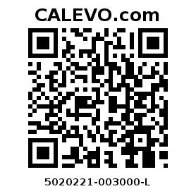 Calevo.com Preisschild 5020221-003000-L