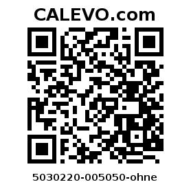 Calevo.com Preisschild 5030220-005050-ohne