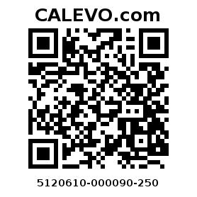 Calevo.com Preisschild 5120610-000090-250