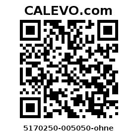 Calevo.com Preisschild 5170250-005050-ohne