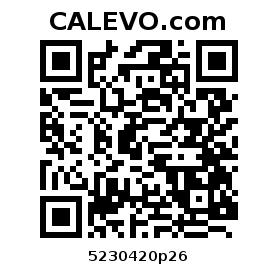 Calevo.com Preisschild 5230420p26