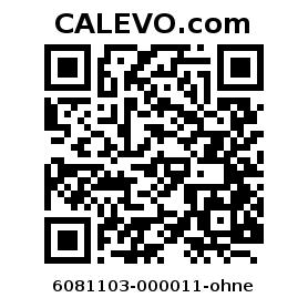 Calevo.com Preisschild 6081103-000011-ohne