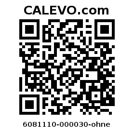 Calevo.com Preisschild 6081110-000030-ohne