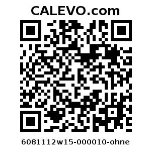 Calevo.com Preisschild 6081112w15-000010-ohne