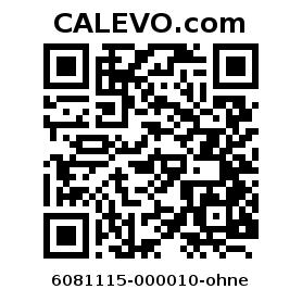 Calevo.com Preisschild 6081115-000010-ohne
