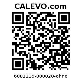 Calevo.com Preisschild 6081115-000020-ohne