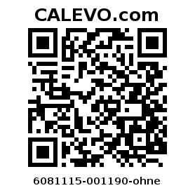 Calevo.com Preisschild 6081115-001190-ohne