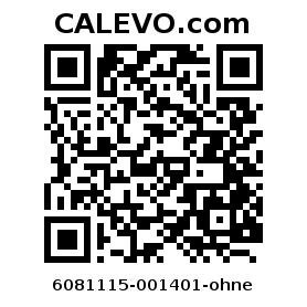 Calevo.com Preisschild 6081115-001401-ohne